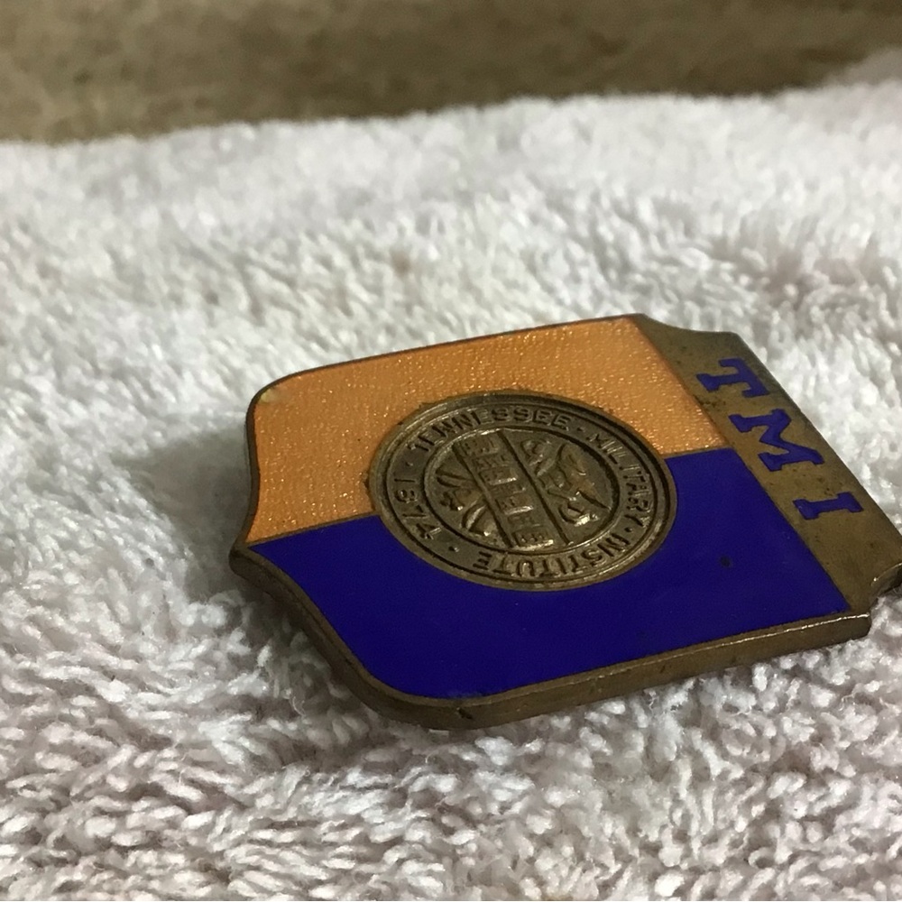 TMI Gold and Purple Shield Pin - Picture 10 of 12